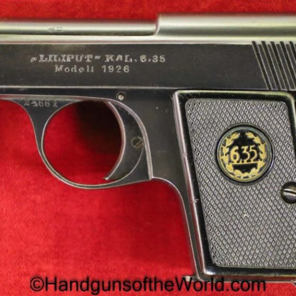 Menz, Liliput, Model 1926, 6.35mm, German, Germany, Handgun, Pistol, C&R, Collectible, VP, Vest Pocket, 25, .25, acp, auto, 6.35, 1926, Model, Hand gun