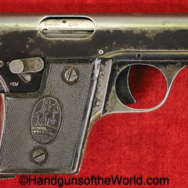 Fabrique D'Armes Reunies, Dictator, 6.35mm, Model 2, Model II, Belgian, Belgium, Handgun, Pistol, C&R, Collectible, VP, Vest Pocket, 25, .25, acp, auto, 6.35