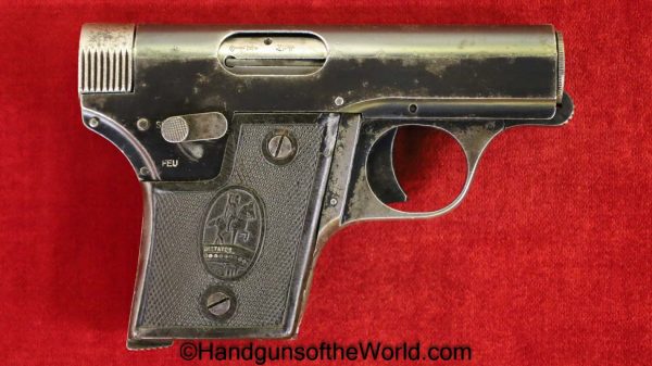 Fabrique D'Armes Reunies, Dictator, 6.35mm, Model 2, Model II, Belgian, Belgium, Handgun, Pistol, C&R, Collectible, VP, Vest Pocket, 25, .25, acp, auto, 6.35