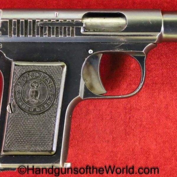 Gaspar Arizaga, Mondial, 6.35mm, Savage Lookalike, Savage, Handgun, Pistol, C&R, Collectible, VP, Vest Pocket, Spain, Spanish, 25, .25, acp, auto, 6.35