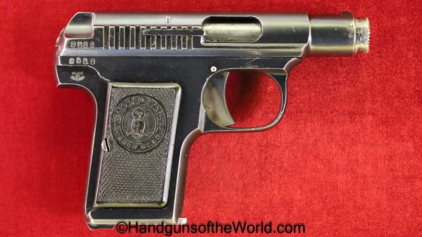 Gaspar Arizaga, Mondial, 6.35mm, Savage Lookalike, Savage, Handgun, Pistol, C&R, Collectible, VP, Vest Pocket, Spain, Spanish, 25, .25, acp, auto, 6.35