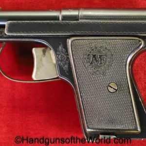 Manufacture Francais D'Armes et Cycles, No2, Pocket, 6.35mm, Factory Engraved, Engraved, LeFrancais, Handgun, Pistol, C&R, Collectible, VP, Vest Pocket, .25