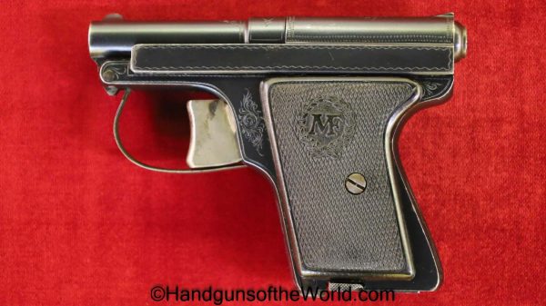 Manufacture Francais D'Armes et Cycles, No2, Pocket, 6.35mm, Factory Engraved, Engraved, LeFrancais, Handgun, Pistol, C&R, Collectible, VP, Vest Pocket, .25