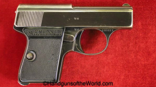 Haenel Schmeisser, Model II, 6.35mm, German, Germany, Handgun, Pistol, C&R, Collectible, VP, Vest Pocket, Model 2, 25, .25, acp, auto, 6.35, Model, 2, II