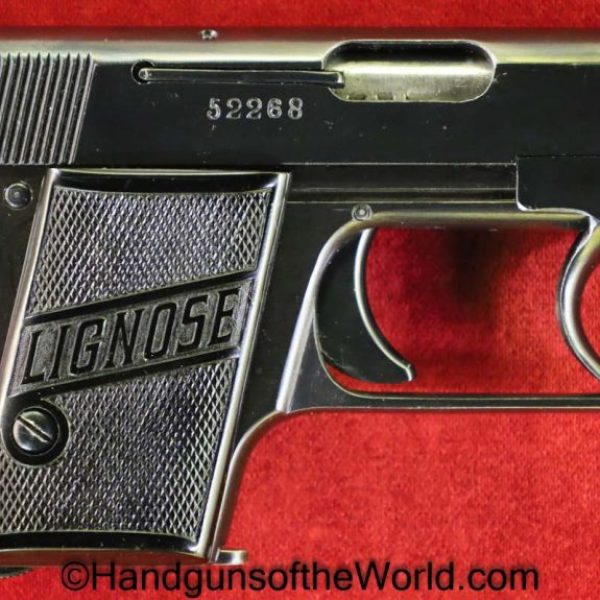 Lignose, Model 2A, 6.35mm, 2nd Variation, Outstanding, Einhand, German, Germany, Handgun, Pistol, C&R, Collectible, VP, Vest Pocket, 25, .25, 6.35, acp, 2A
