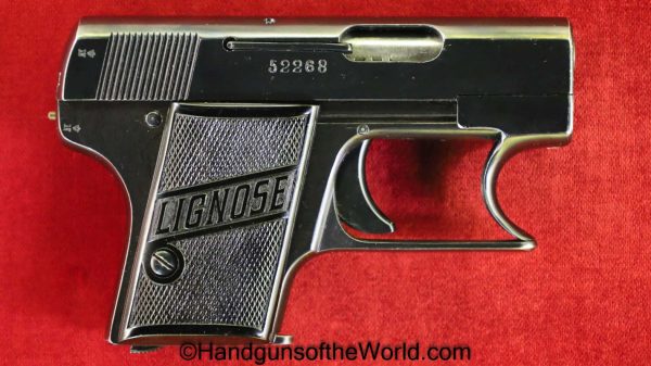 Lignose, Model 2A, 6.35mm, 2nd Variation, Outstanding, Einhand, German, Germany, Handgun, Pistol, C&R, Collectible, VP, Vest Pocket, 25, .25, 6.35, acp, 2A