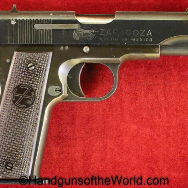 Zaragoza, Corla, .22, Mexico, Mexican, Handgun, Pistol, C&R, Collectible, 1911, Hand gun, 22, .22lr, 22lr, LR, 1950s, Old, Vintage, Rare, Oddity