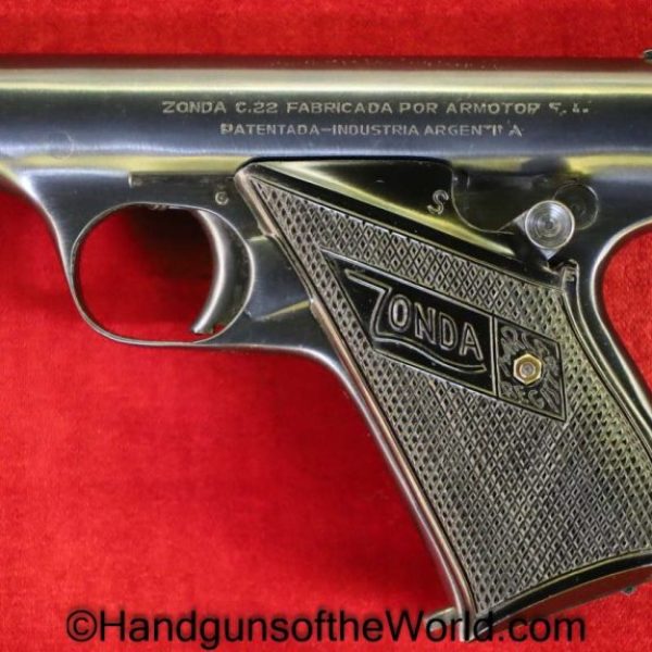 Hafdasa, Zonda, .22lr, Thumb Cocking, Oddity, with Box, Boxed, Handgun, Pistol, C&R, Collectible, Argentine, Argentina, 1955, 22, .22, 22lr, Hand gun