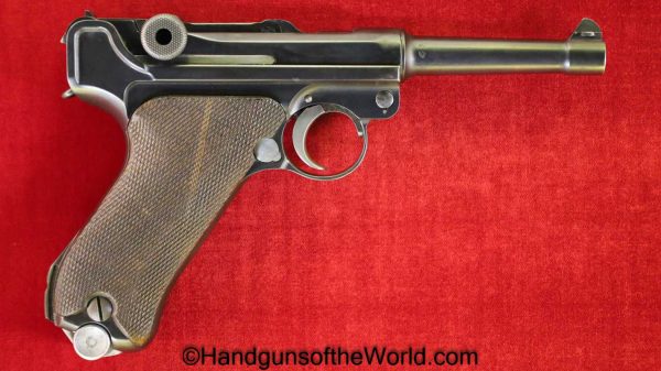 Luger, DWM, 1929, Police, Sneak, 9mm, 2 Matching Magazines, Matching Holster, Matching Tool, German, Germany, Handgun, Pistol, C&R, Collectible, P08, P-08