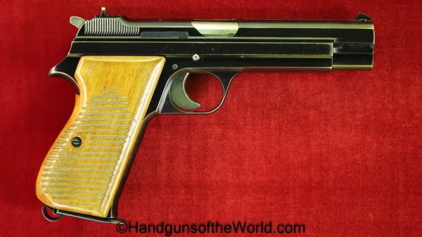 SIG, P49, 9mm, Early, Swiss, Military, Switzerland, Handgun, Pistol, C&R, Collectible, P-49, P 49, P.49, Hand gun, Unaltered, Vintage, Old