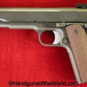 Colt, 1911A1, .45acp, Springfield Armory, National Match, 45, .45, acp, auto, 1911, Handgun, Pistol, C&R, Collectible, Americana, Springfield, American