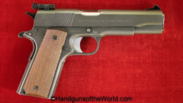 Colt, 1911A1, .45acp, Springfield Armory, National Match, 45, .45, acp, auto, 1911, Handgun, Pistol, C&R, Collectible, Americana, Springfield, American
