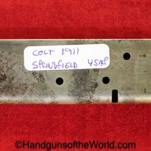 Colt, Springfield, 1911, .45acp, Magazine, WWI, Era, WW1, Mag, Clip, Original, Collectible, 45, .45, acp, auto, Lanyard Loop, Handgun, Pistol, Hand gun