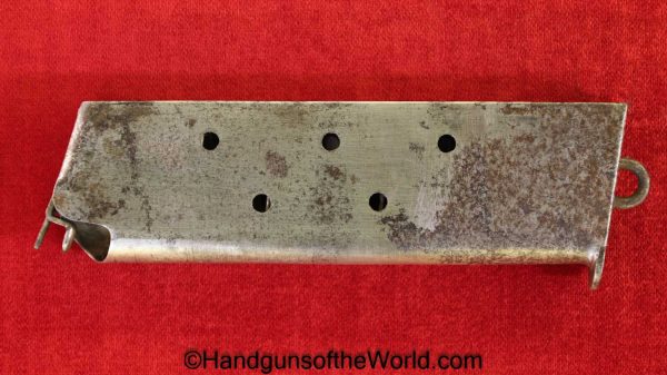 Colt, Springfield, 1911, .45acp, Magazine, WWI, Era, WW1, Mag, Clip, Original, Collectible, 45, .45, acp, auto, Lanyard Loop, Handgun, Pistol, Hand gun
