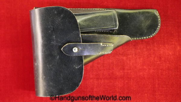 FN, Browning, High Power, Holster, German, WWII, Dated, 1944, Black, leather, breakaway, HLV4, 4, hlv, Original, Collectible, WW2, Germany, Handgun, Pistol
