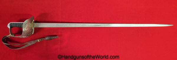Wilkinson, Engineers, Sword, with Provenance, Hubert Lyle Bingay, Original, Collectible English, British, 1899, Bingay, England, Britain, UK, United Kingdom