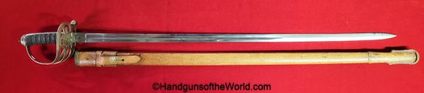 Wilkinson, Scots Guard, Officers Sword, with Provenance, Sword, Original, Collectible, British, English, 1885, Lt Colonel, Henry Walther Trefusis, Trefusis