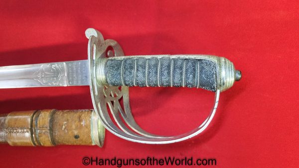 Wilkinson, Scots Guard, Officers Sword, with Provenance, Sword, Original, Collectible, British, English, 1885, Lt Colonel, Henry Walther Trefusis, Trefusis