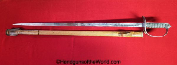 British, Royal Engineers, Sword, with Provenance, Simpson-Rook, H.G.LeM, Herbert Grenville LeMesurier, Original, Collectible, 1918, English, Engineers