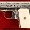 Astra, 200, 6.35mm, Factory Engraved, with Nickel Finish, 1951, Handgun, Pistol, C&R, Collectible, VP, Vest Pocket, Spain, Spanish, Nickel, Factory, Engraved