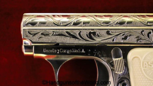 Astra 200, 6.35mm, Factory Engraved with Nickel Finish - Image 10