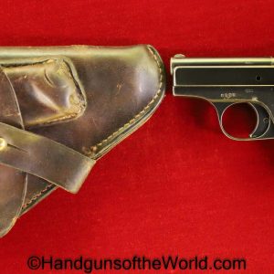 Menz, Menta, 6.35mm, with Holster, German, Germany, Handgun, Pistol, C&R, Collectible, VP, Vest Pocket, 6.35, 25, .25, acp, auto, Hand gun, Vintage