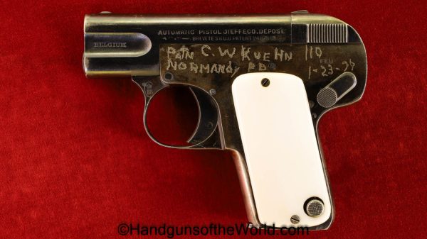 Robar & Fils, Jeiffeco, 1907, 6.35mm, Model 1907, Model, Jieffeco, 6.35, 25, .25, acp, auto, Handgun, Pistol, C&R, Collectible, VP, Vest Pocket, Robar