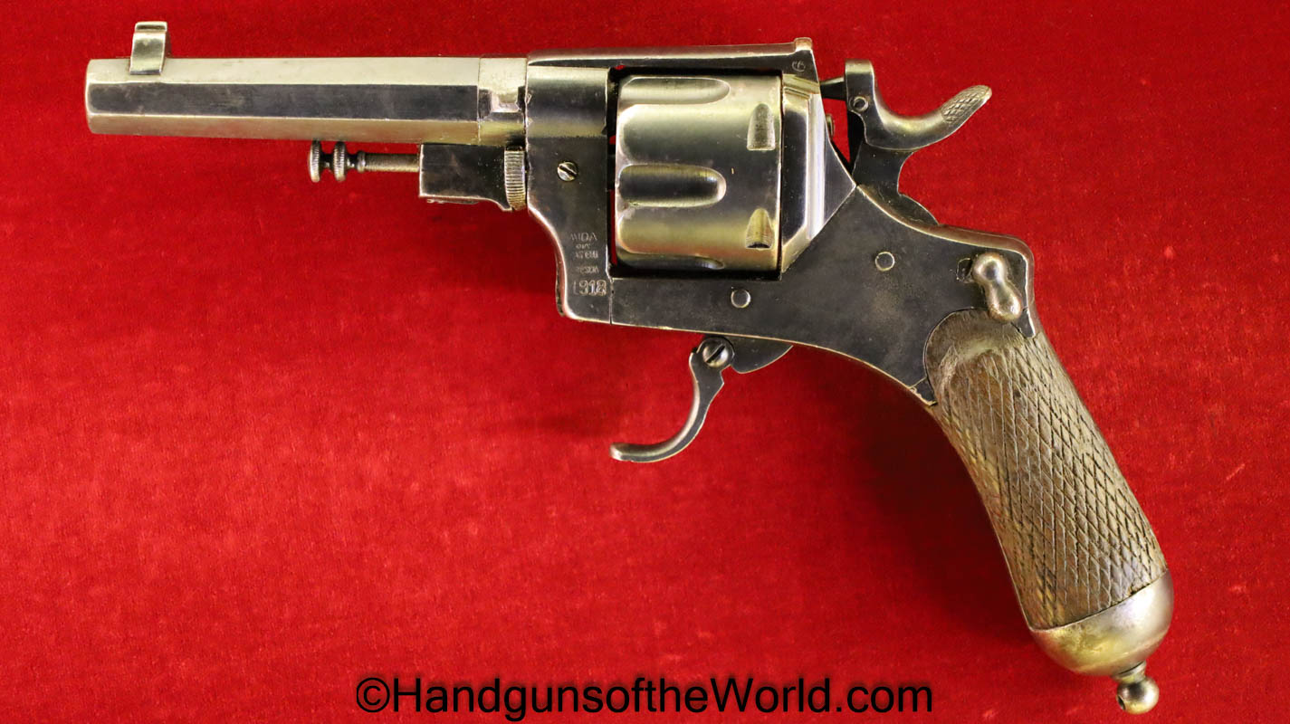 Italian, 1889, Bodeo Revolver, 10.35mm, Folding Trigger Model, Dated, 1918, Mida-Castelli Brescia, Enlisted, Italy, Handgun, C&R, Collectible, WWI, WW1