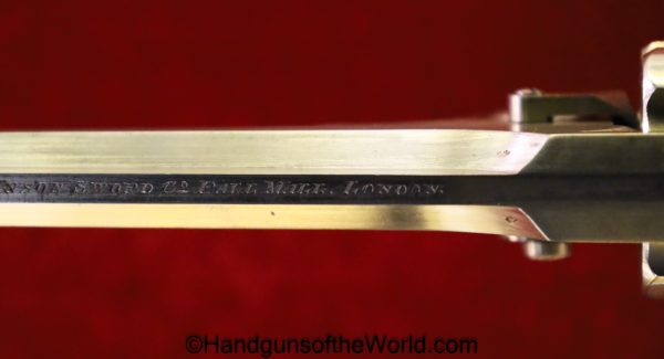 Webley Model 1892, .455 caliber, Inscribed with Travelers Case - Image 12