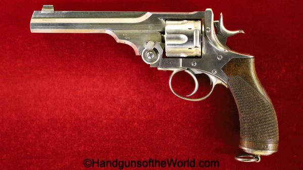 Webley, Model 1892, .455, Inscribed, with Travelers Case, 1892, Handgun, Revolver, C&R, Collectible, 455, .450, 450, British, with Case, Cased, English