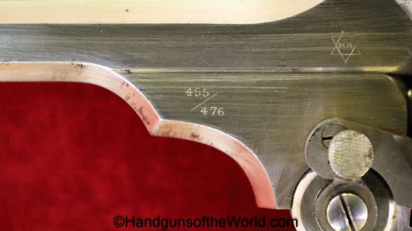 Webley Model 1892, .455 caliber, Inscribed with Travelers Case - Image 22