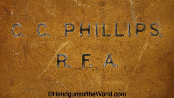 Webley Model 1892, .455 caliber, Inscribed with Travelers Case - Image 32