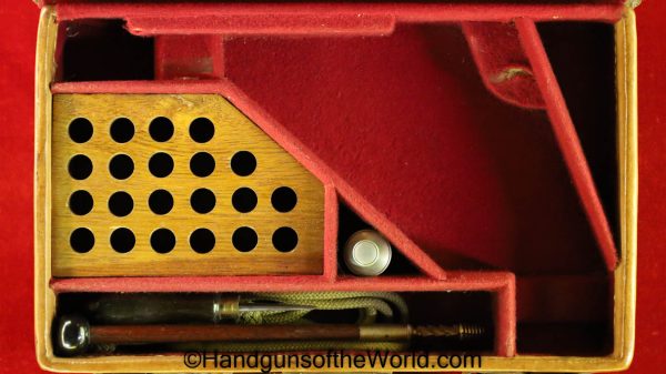 Webley Model 1892, .455 caliber, Inscribed with Travelers Case - Image 33