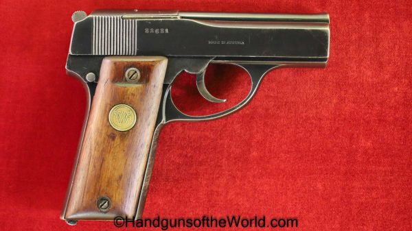 Weiner Waffenfabrik, Little Tom, 7.65mm, Early, Double Action, Austria, Austrian, Handgun, Pistol, C&R, Collectible, Pocket, Wiener Waffenfabrik, 32, .32