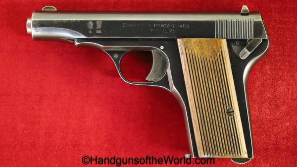 Praga, Model 1919, 7.65mm, Rare Late Model, Dated 1923, 1923, 1919, Handgun, Pistol, C&R, Collectible, Pocket, Czech, Czechoslovakia, 32, .32, acp, auto, 7.65