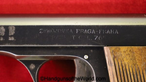 Praga, Model 1919, 7.65mm, Rare Late Model, Dated 1923, 1923, 1919, Handgun, Pistol, C&R, Collectible, Pocket, Czech, Czechoslovakia, 32, .32, acp, auto, 7.65