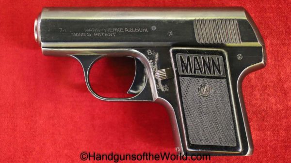 Mann, Pocket, 7.65mm, .380, Consecutive Pair, Pair, Consecutive, German, Germany, Handgun, Pistol, C&R, Collectible, 32, .32, 7.65, 380, acp, auto