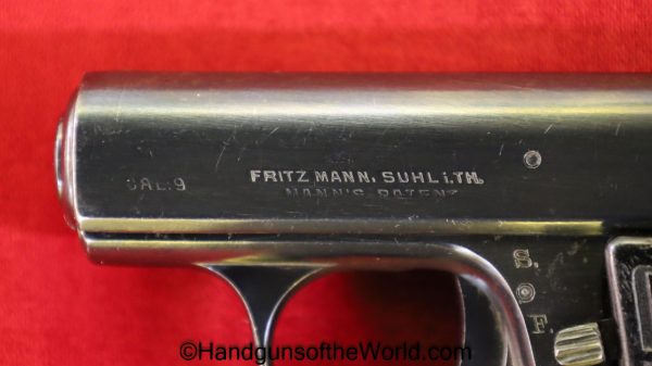 Mann, Pocket, 7.65mm, .380, Consecutive Pair, Pair, Consecutive, German, Germany, Handgun, Pistol, C&R, Collectible, 32, .32, 7.65, 380, acp, auto