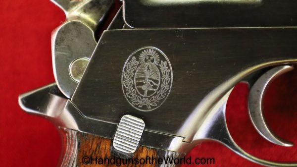 Steyr Mannlicher, 1905, 7.63mm, Argentine Contract, Crest Intact, with Holster, Steyr, Mannlicher, Model, Argentine, Crest, with Crest, Handgun, Pistol, C&R
