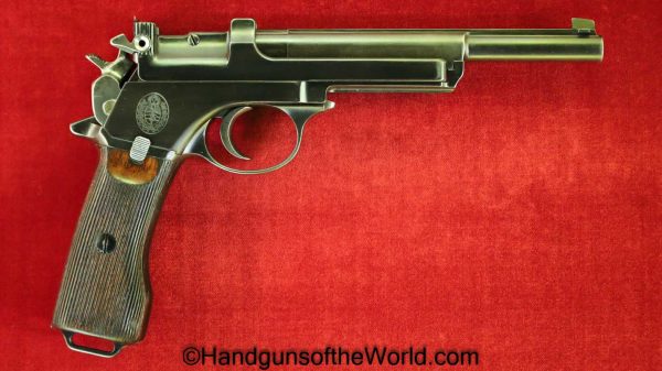 Steyr Mannlicher, 1905, 7.63mm, Argentine Contract, Crest Intact, with Holster, Steyr, Mannlicher, Model, Argentine, Crest, with Crest, Handgun, Pistol, C&R