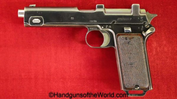 Steyr Hahn, 1911, 9mm, German, WWII, Police Conversion, Police, Conversion, Steyr, Hahn, Germany, Handgun, Pistol, C&R, Collectible, WW2, 1912, Hand gun