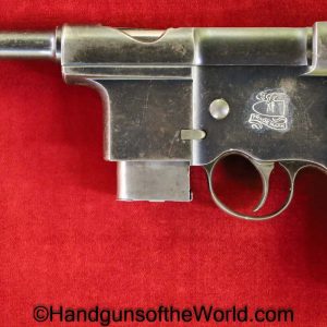 Charola, Model 1897, 7mm, with Detachable Magazine, Detachable Mag, Handgun, Pistol, C&R, Collectible, Spain, Spanish, 1897, Detachable Magazine