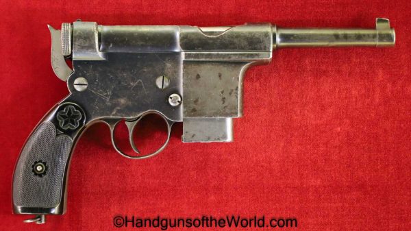 Charola, Model 1897, 7mm, with Detachable Magazine, Detachable Mag, Handgun, Pistol, C&R, Collectible, Spain, Spanish, 1897, Detachable Magazine