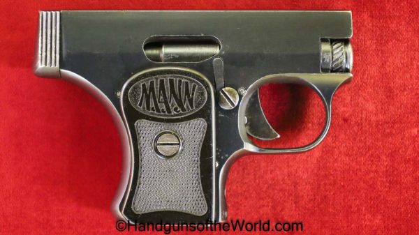 Mann, WT-1920, 6.35mm, 2nd, variation, Second, Variant, WT, 1920, German, Germany, Handgun, Pistol, C&R, Collectible, VP, Vest Pocket, 25, .25, 6.35, acp