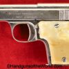 MAB, Model B, 6.35mm, Type I, Factory Nickel, Nickel, French, France, Handgun, Pistol, C&R, Collectible, VP, Vest Pocket, B, Model, Type 1, 6.35, 25, .25