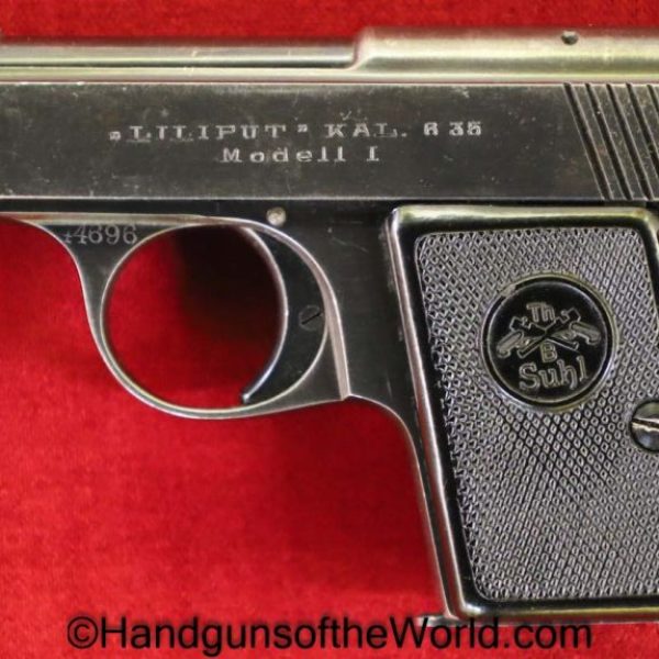 Bergmann, Liliput, Model 1, 6.35mm, Model I, German, Germany, Handgun, Pistol, C&R, Collectible, VP, Vest Pocket, 6.35, 25, .25, acp, auto, Model, I, 1