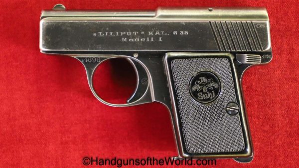 Bergmann, Liliput, Model 1, 6.35mm, Model I, German, Germany, Handgun, Pistol, C&R, Collectible, VP, Vest Pocket, 6.35, 25, .25, acp, auto, Model, I, 1