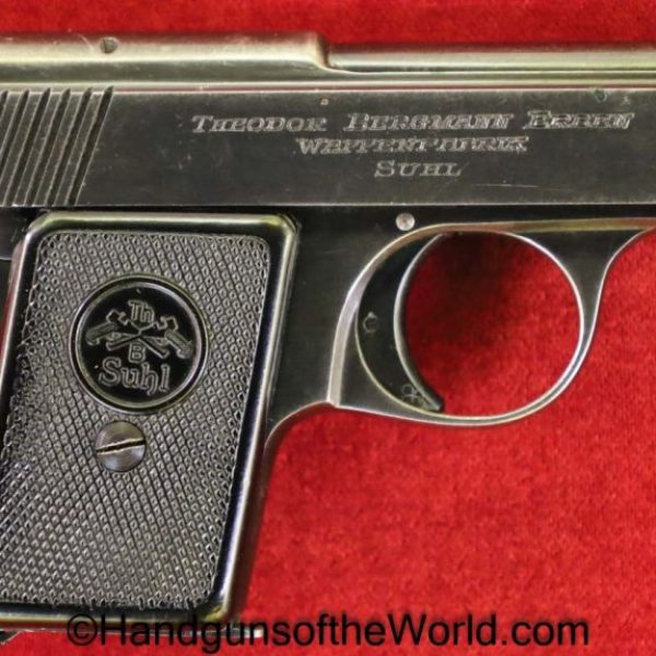 Bergmann, Liliput, Model 1, 6.35mm, Model I, German, Germany, Handgun, Pistol, C&R, Collectible, VP, Vest Pocket, 6.35, 25, .25, acp, auto, Model, I, 1