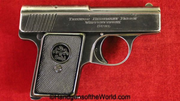Bergmann, Liliput, Model 1, 6.35mm, Model I, German, Germany, Handgun, Pistol, C&R, Collectible, VP, Vest Pocket, 6.35, 25, .25, acp, auto, Model, I, 1