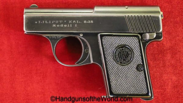 Menz, Liliput, Model 1, 6.35mm, German, Germany, Handgun, Pistol, C&R, Collectible, VP, Vest Pocket, Model I, 25, .25, acp, auto, 6.35, Model, I, 1